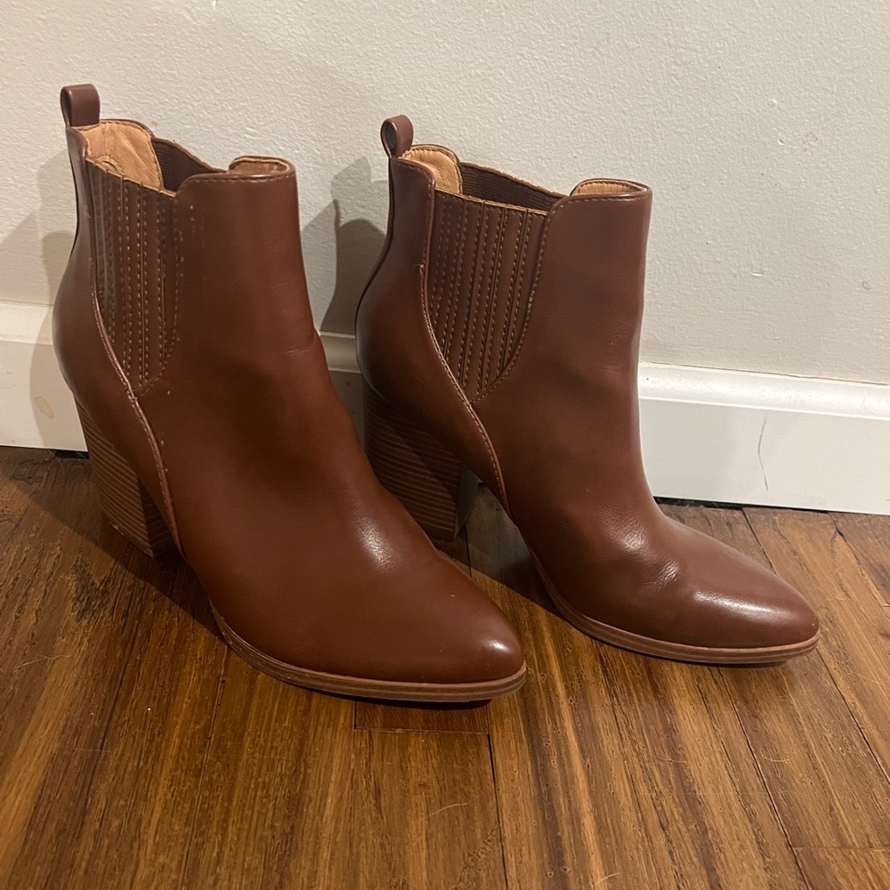 Brown Ankle Boots - size 9